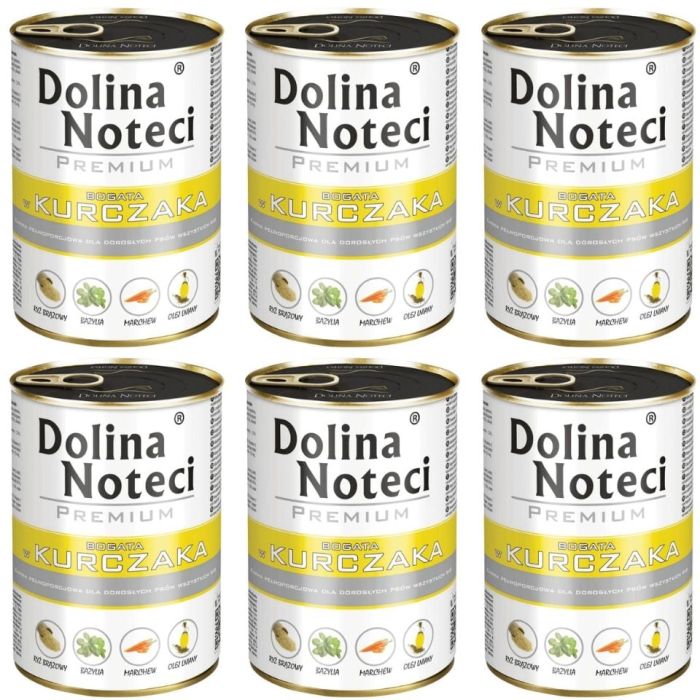 DOLINA NOTECI Premium bogata w kurczaka 6x400 g