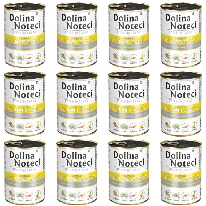 DOLINA NOTECI Premium bogata w kurczaka 12x400 g