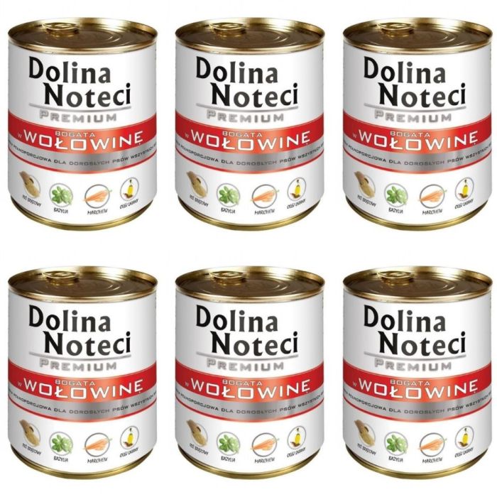 DOLINA NOTECI Premium Bogata W Wołowinę 6X400g