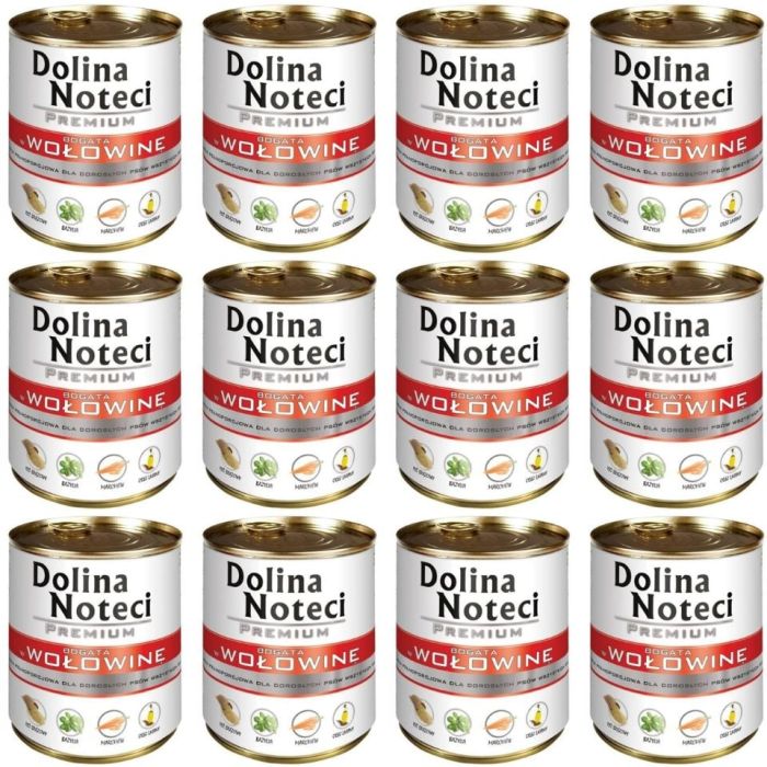 DOLINA NOTECI Premium Bogata W Wołowinę 12X400g