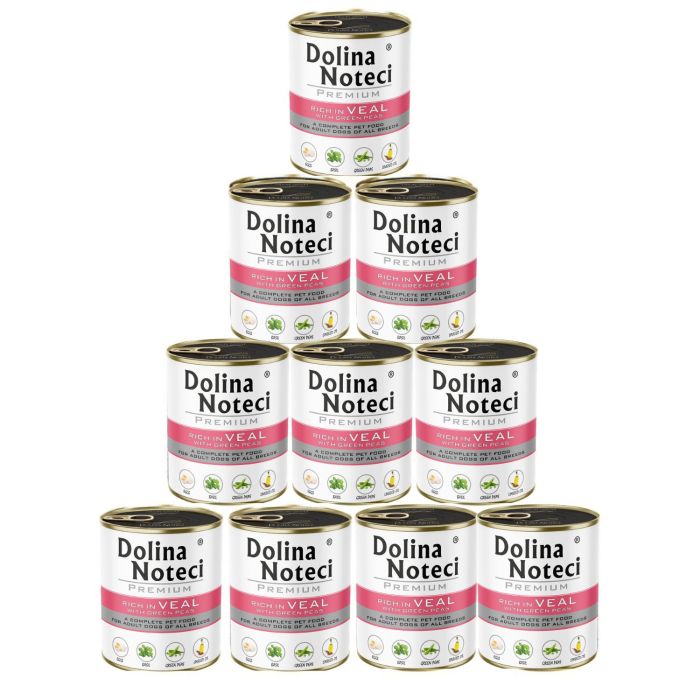DOLINA NOTECI Premium Bogata w cielęcinę z zielonym groszkiem 10 x 800 g
