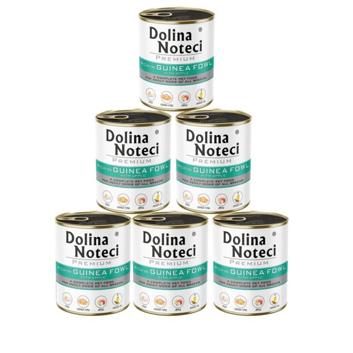 DOLINA NOTECI Premium Bogata w perliczkę z jabłkiem 6 x 800 g