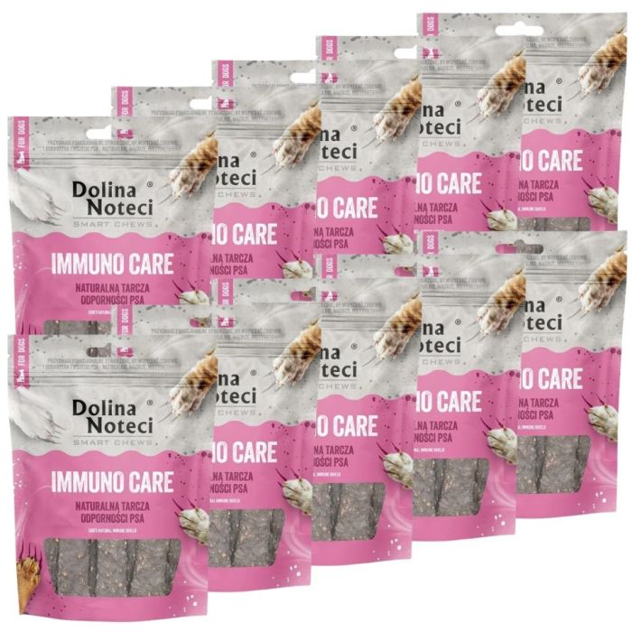 DOLINA NOTECI Smart Chews Immuno Care 10x100g wsparcie odporności, suszone przysmaki dla psa