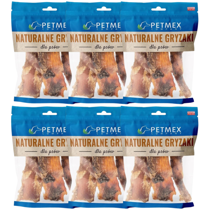 PETMEX Ścięgno wołowe 6x100g naturalny gryzak dla psa