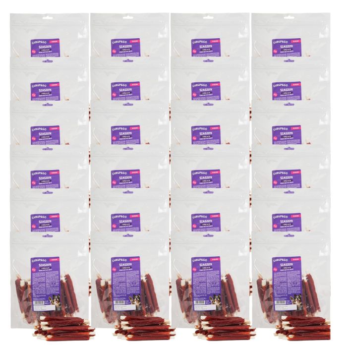 CHRUP&GO Szaszłyk z piersią kaczki 24x500 g przysmak dla psa