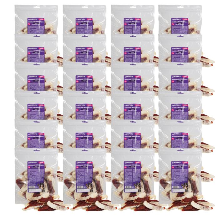 CHRUP&GO Nadziewane uszka królika 24x500 g przysmak dla psa