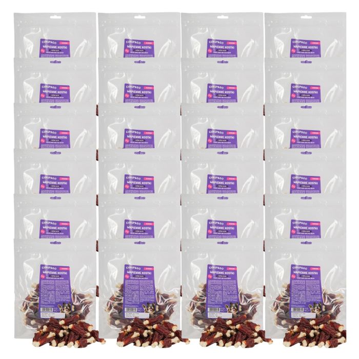 CHRUP&GO Wapienne kostki z piersią kaczki 24x500 g przysmak dla psa