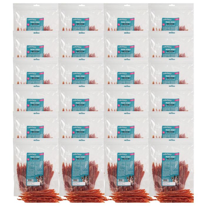 CHRUP&GO Paski jerky z piersią kaczki 24x500 g przysmak dla psa