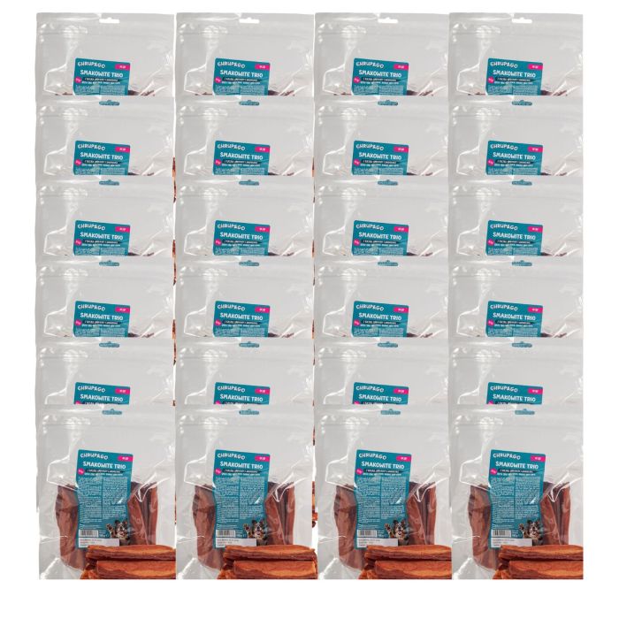 CHRUP&GO Smakowite trio z kaczką, królikiem i jagnięciną 24x500 g przysmak dla psa