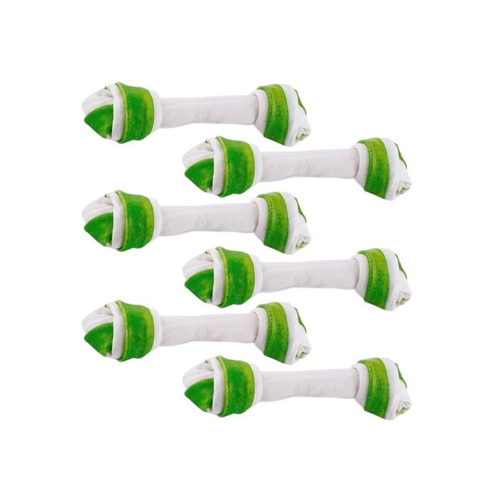 MACED Kość wiązana biała chlorofil 21 cm 6 szt.