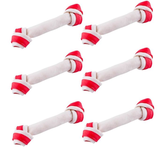 MACED Kość Wiązana Biała Bekon 16 cm 6szt.