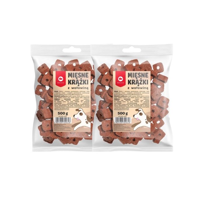 MACED Mięsne krążki z wołowiną 2x500 g