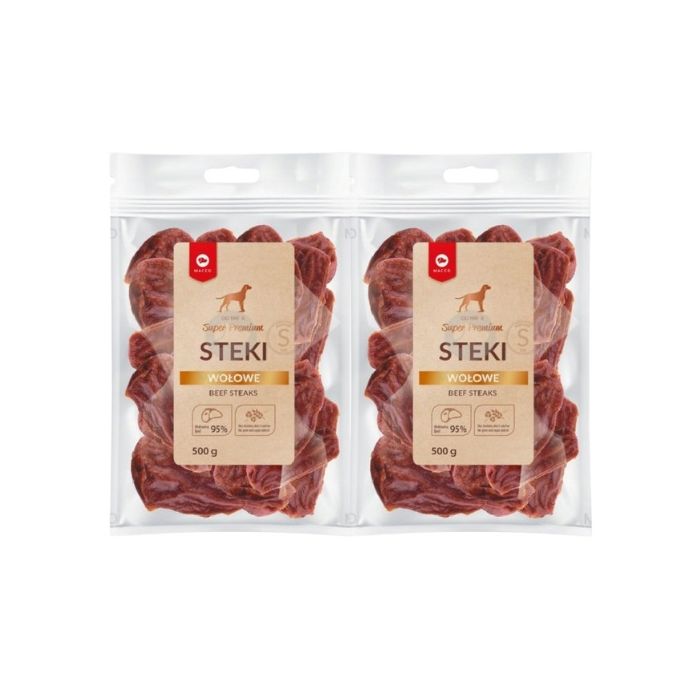 MACED STEKI WOŁOWE 95% mięsa 2x500g