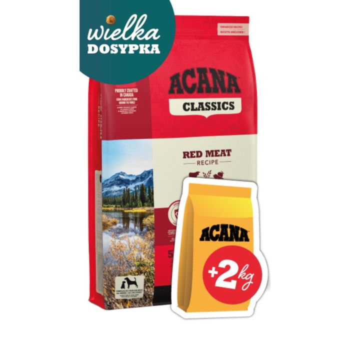 ACANA Classic Red Meat 9,7 kg + 2kg karmy GRATIS! sucha karma dla psa