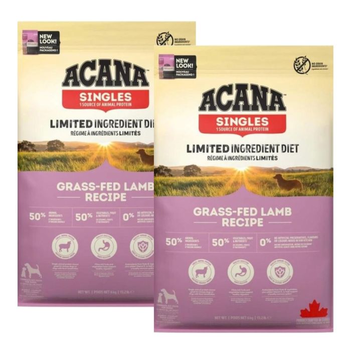 ACANA Grass-Fed Lamb Sucha karma dla psa 2x6 kg