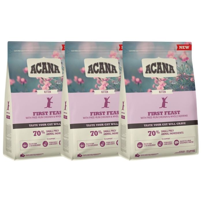 ACANA First Feast Cat 3x340 g karma dla kociąt
