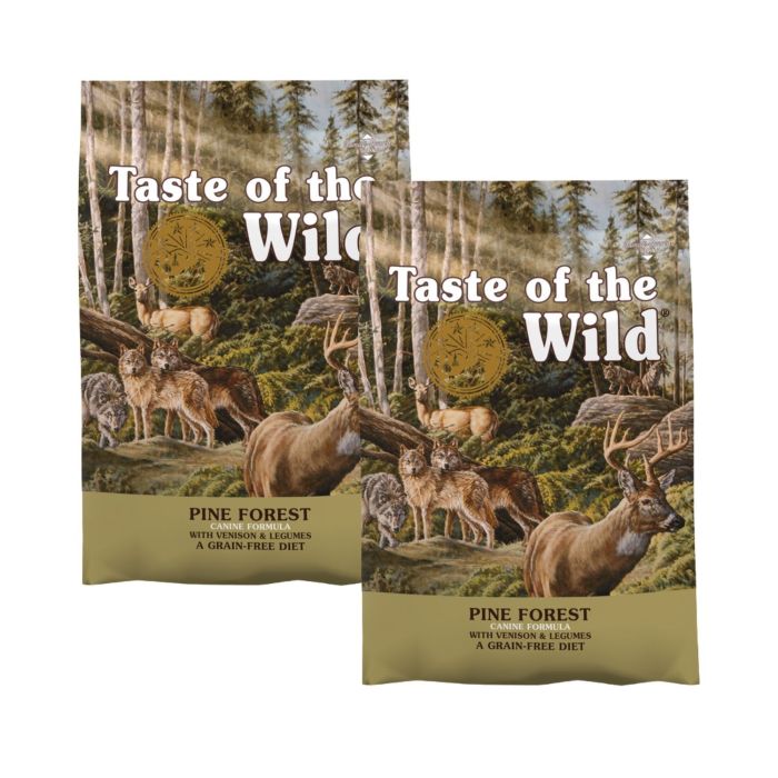 TASTE OF THE WILD Pine Forest 2x5,6 z jeleniem i warzywami strączkowymi