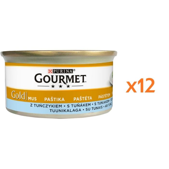GOURMET Gold Mus z tuńczykiem dla kota 12x85 g