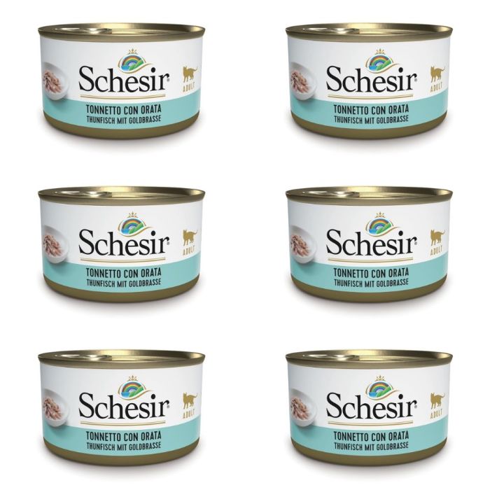 SCHESIR Morskie specjały Tuńczyk z doradą 6x85 g