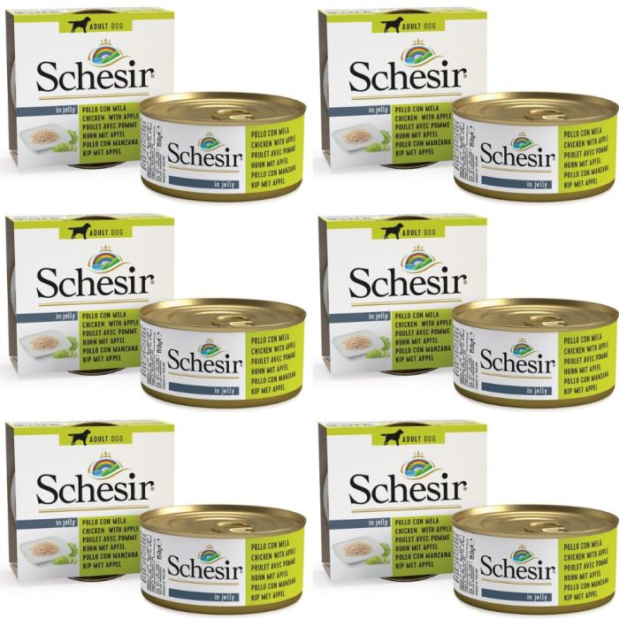 SCHESIR Fruit Kurczak Z Jabłkiem 6x150G