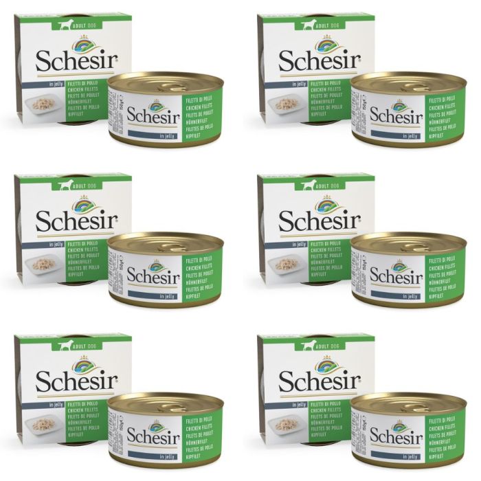 SCHESIR Filety z Kurczaka w galaretce 6x150g