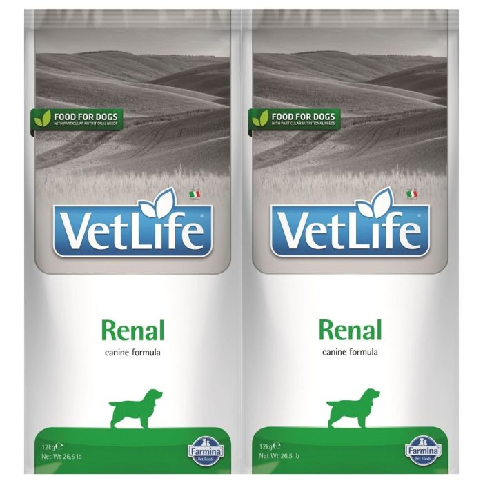 FARMINA Vet Life Renal Dog 2x12 kg karma dla psa z chorobami nerek