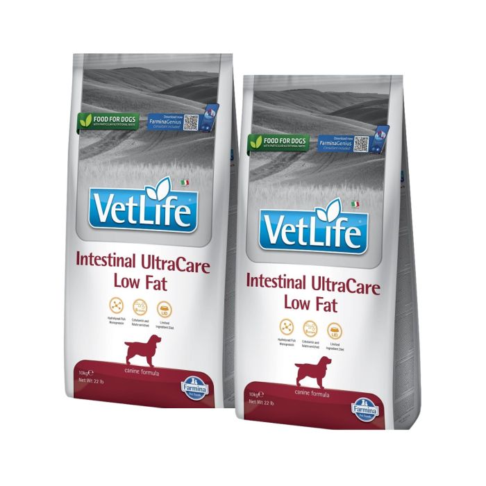 FARMINA Vet Life Dog Intestinal Ultra Care Low Fat 2x10 kg dietetyczna karma dla psów