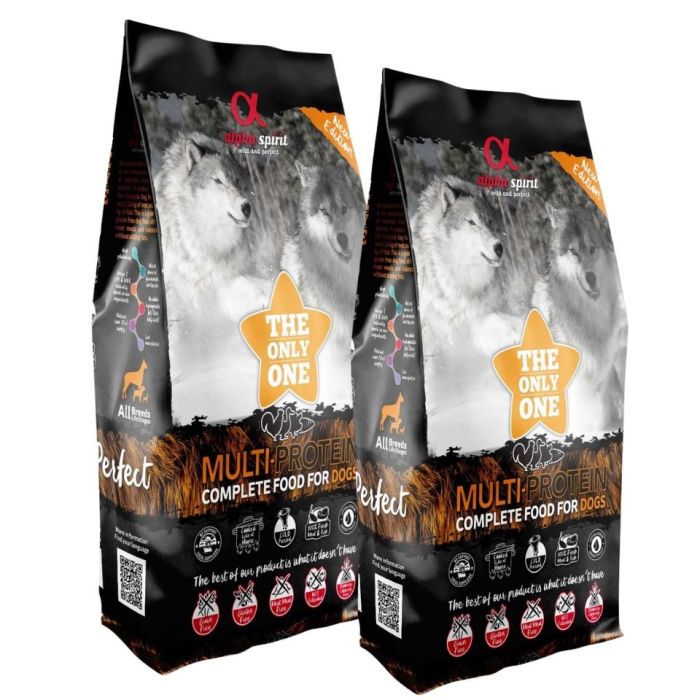 ALPHA SPIRIT Pełnoporcjowa sucha karma dla psów Multiprotein 2 x 12kg