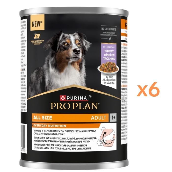 PURINA PRO PLAN Everyday Nutrition Adult Indyk 6x400g mokra karma dla psów