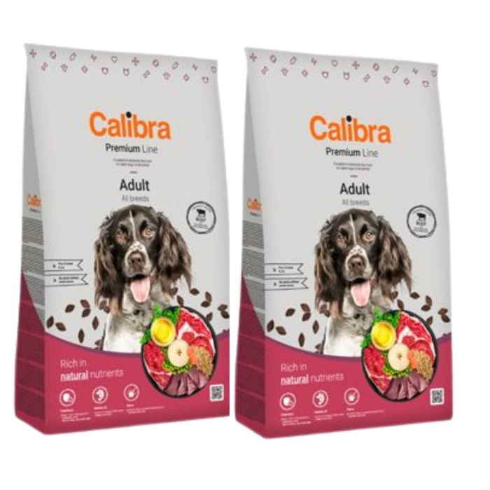 CALIBRA Dog Premium Line Adult Beef 24 kg (2 x 12 kg)