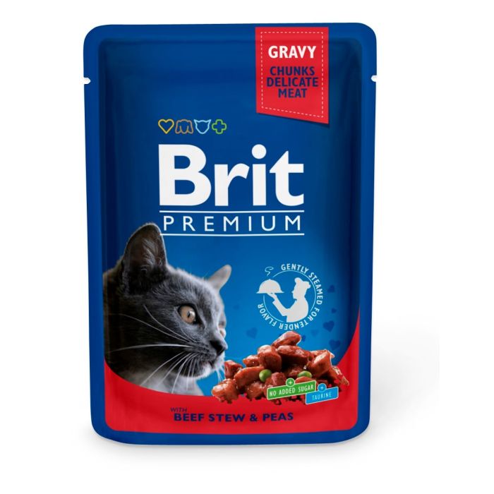BRIT Premium Cat Adult saszetki w sosie dla kota 24 x 100 g