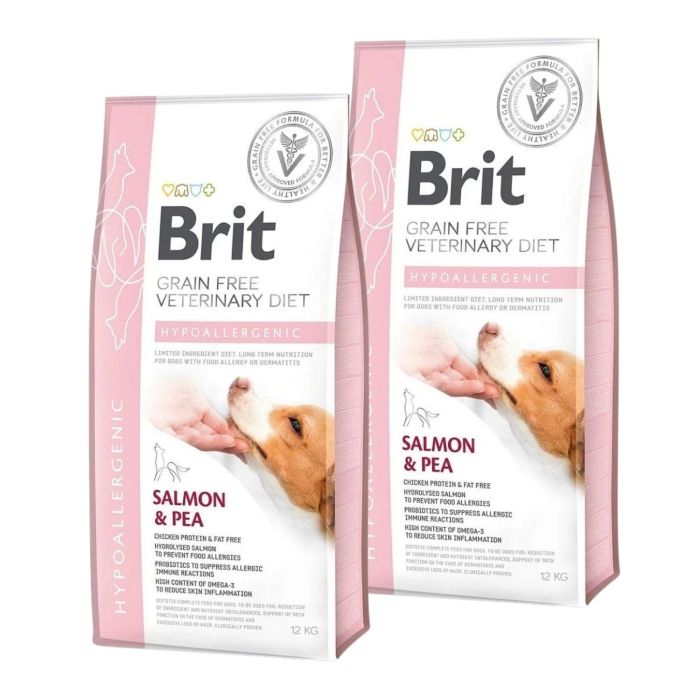 BRIT Veterinary Diets Dog Hypoallergenic 2x12 kg