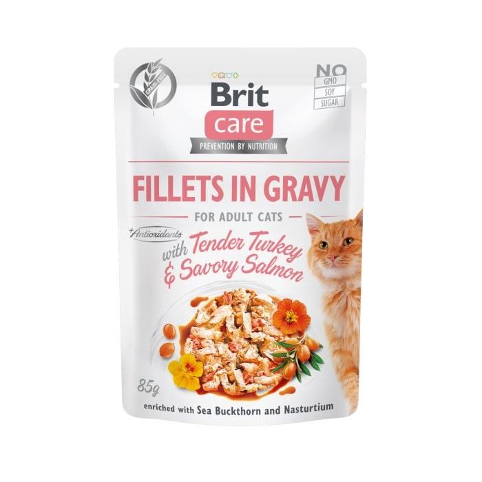 BRIT Care Fillets in Gravy saszetki w sosie dla kota 24 x 85 g