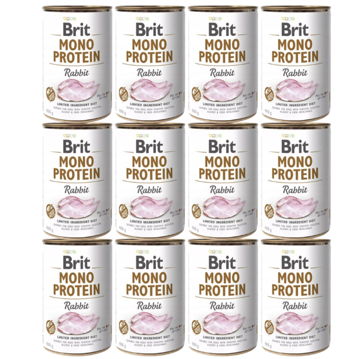 BRIT Mono Protein Rabbit 12x400 g monoproteinowa karma królik