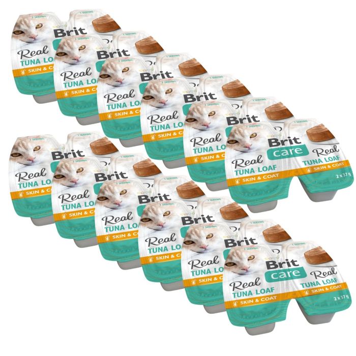 BRIT Care Cat Real Tuna Loaf 24x37 g pasztet z tuńczka i kurczaka dla kotów