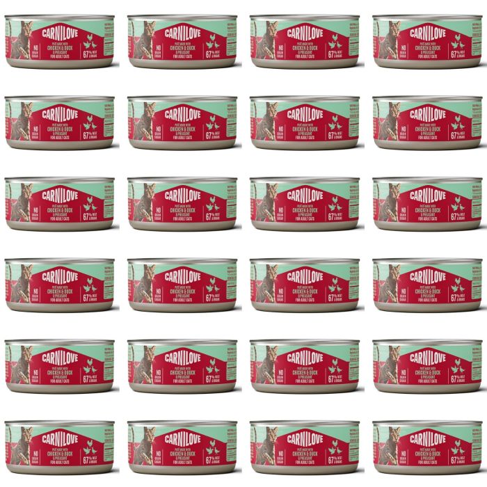 CARNILOVE Cat Can Paté Chicken, Duck and Pheasant 24x100 g z kurczakiem, kaczką i bażantem, pasztet dla kotów