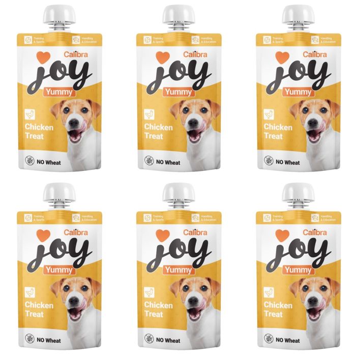 CALIBRA Joy Dog Yummy Chicken Treat 6x100 g kurczak, pasta mięsna dla psów