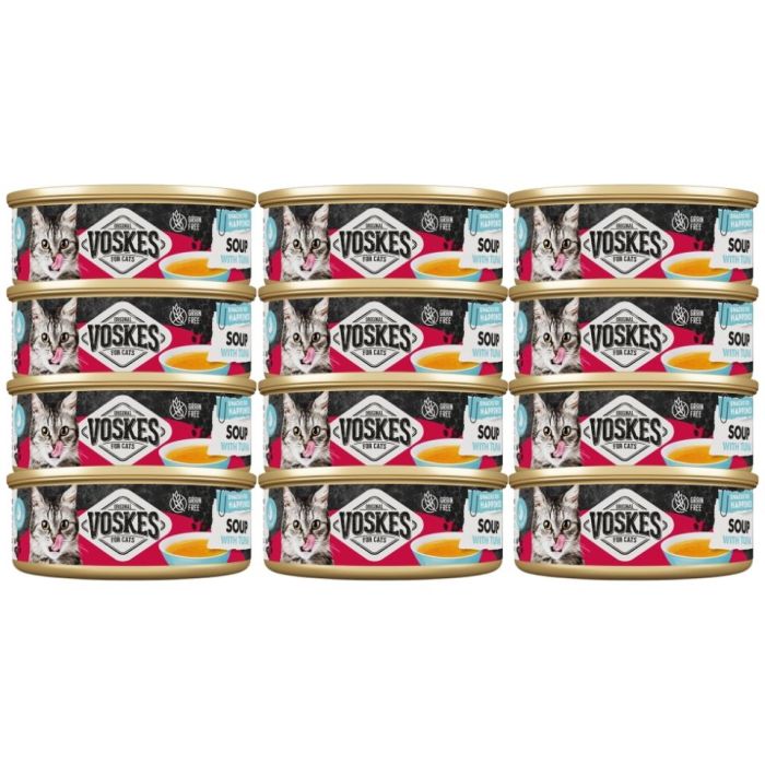 VOSKES Soup with Tuna 12x50 g zupa z tuńczykiem dla kotów