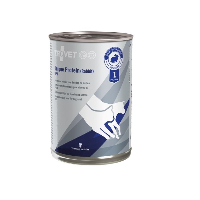 TROVET Unique Protein Rabbit UPR dla psa i kota królik 6x400 g