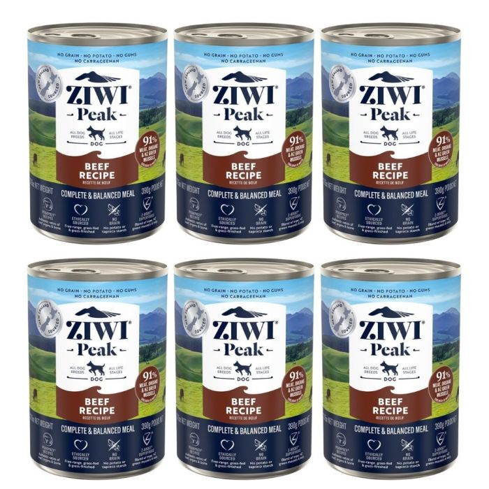 ZIWIPEAK Dog Beef Wołowina 6x390 g