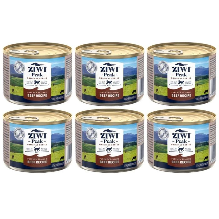 ZIWIPEAK Cat Beef Wołowina 6x185 g