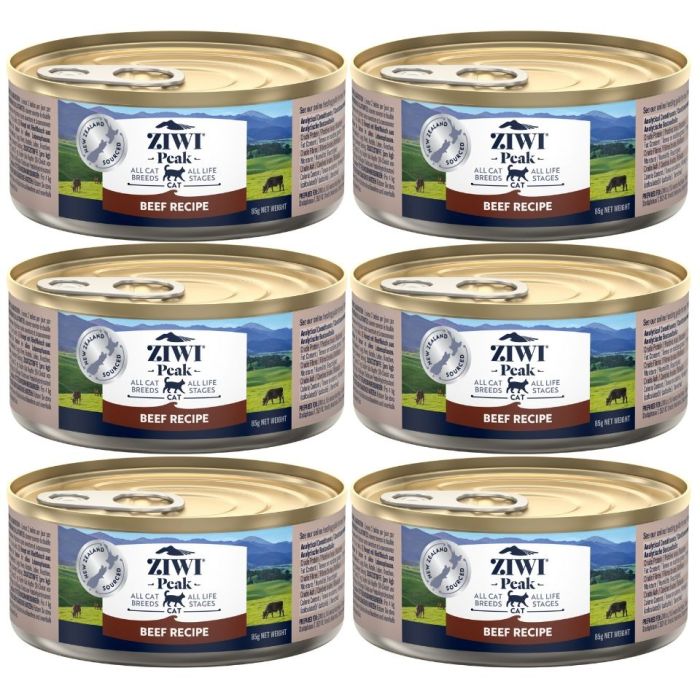 ZIWIPEAK Cat Beef Wołowina 6x85 g