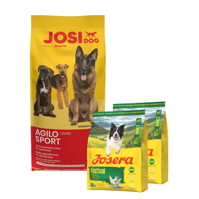 JOSERA JosiDog Agilo Sport 15kg + 2x900g karmy GRATIS