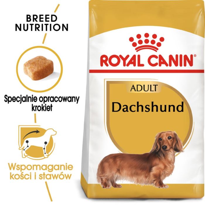 ROYAL CANIN Dachshund karma sucha dla psów dorosłych rasy jamnik 2x1.5 kg