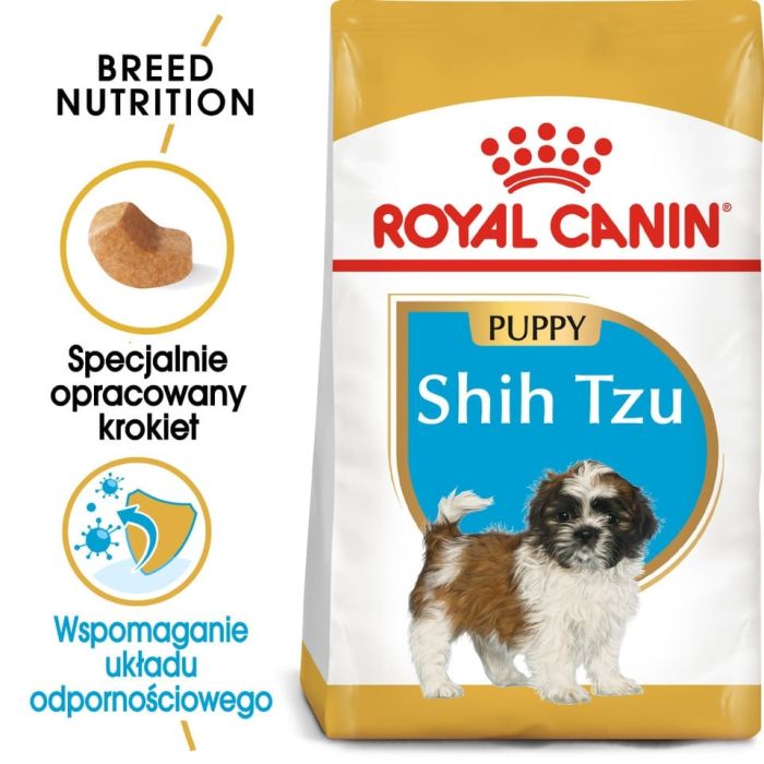 ROYAL CANIN Shih Tzu Puppy Junior karma sucha dla szczeniąt do 10 miesiąca, rasy shih tzu 4x1.5 kg