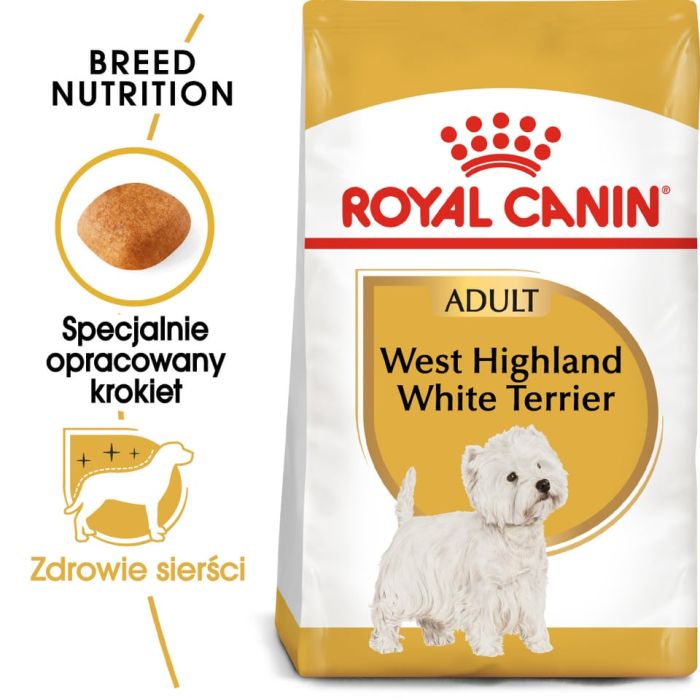 ROYAL CANIN West Highland White Terrier Adult karma sucha dla psów dorosłych rasy west highland white terrier 24x500g