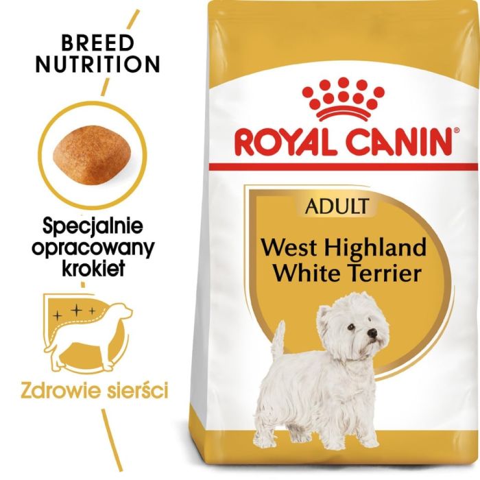 ROYAL CANIN West Highland White Terrier Adult karma sucha dla psów dorosłych rasy west highland white terrier 4x1,5 kg