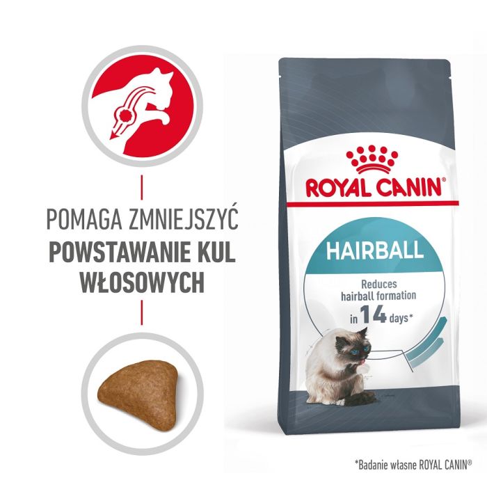 ROYAL CANIN Hairball Care 6x400 g karma sucha dla kotów dorosłych, eliminacja kul włosowych