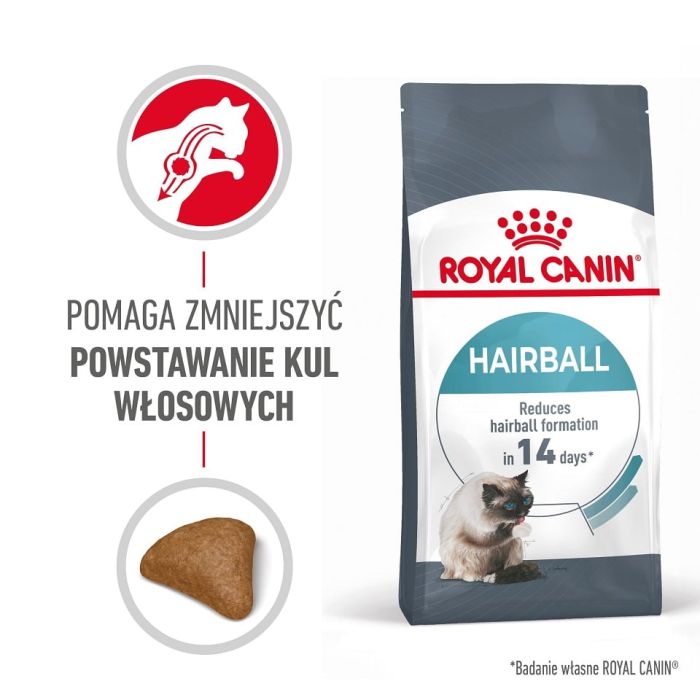 ROYAL CANIN Hairball Care 4x2 kg karma sucha dla kotów dorosłych, eliminacja kul włosowych