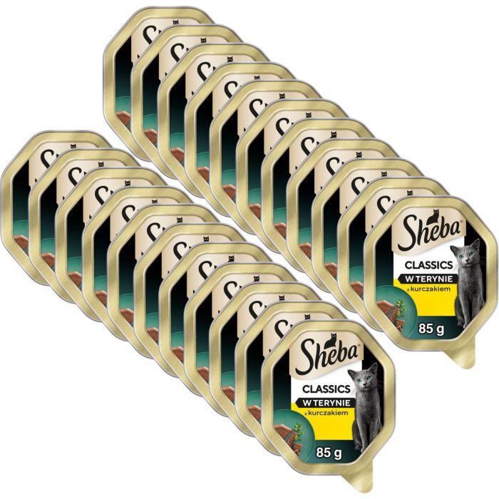 SHEBA Classics z kurczakiem w terynie 22x85 g mokra karma dla kotów